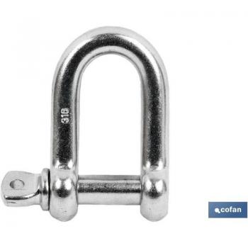 M‑20 Manille droite plaquée en zinc