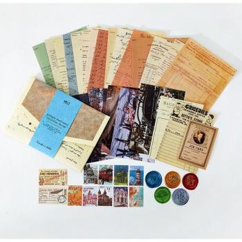 40 Teile Jahrgang Scrapbooking Aufkleber Set - Dekorative Retro Sammlung