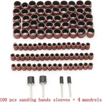 Kit de ponçage tambour 100 pièces 1/2 et 1/4