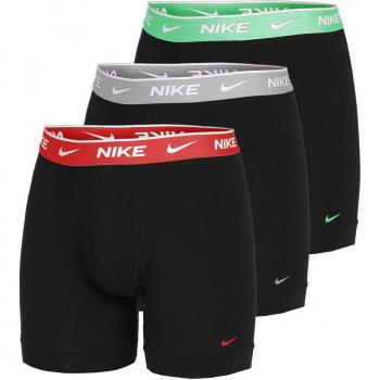 Nike 9P Everyday Herren Boxershorts aus Baumwolle, 2‑farbig, Größe M