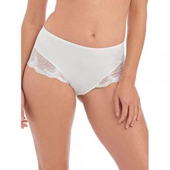 White Polyamide High‑Waist Brief – 2XL