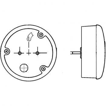 HELLA 2SB 344 200-021 Piloto Trasero