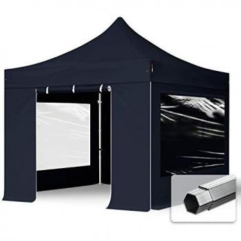 Carpa Plegable 3×3m “Aluminio 40mm – Ventanas Panorámicas”