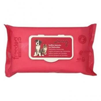 Freedog Toallitas Húmedas con Clorhexidina para perros y gatos