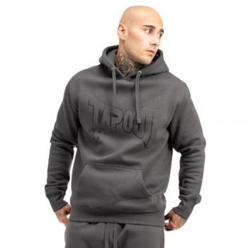 TAPOUT Rundhalspullover Lifestyle Basic Hoodie Kapuzensweatshirt normale Passform