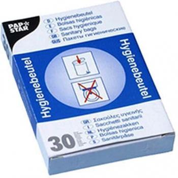 Hygienebeutel 30 Stück weiß