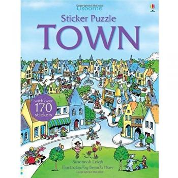 Sticker Puzzle Town (Sticker Puzzles)