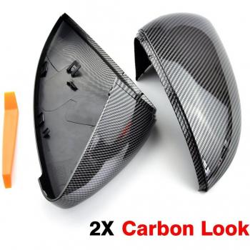 VW Golf MK7 7.5 GTI Mirror Covers Bright Black