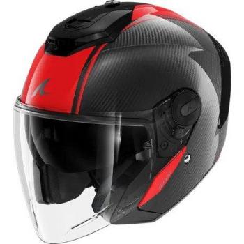 Shark Casco Jet RS Jet Carbon Skin Carbono-Rojo