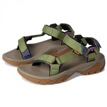 Teva Terra FI 5 Universal Sandalias de Montaña para Mujeres – Verde Oliva/Rosa/Marrón (Talla 39)