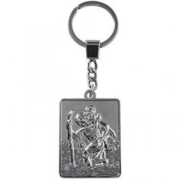 Porte-clés rectangulaire Saint Christophe