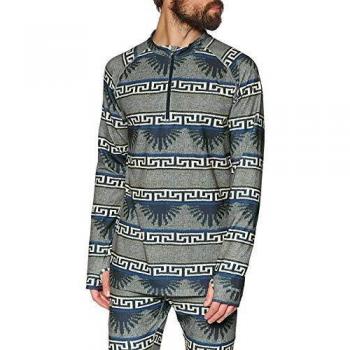 Burton Expedition Daunenjacke 1/4 Zip Thermal – Large – Blau Spurwink