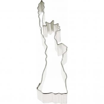 Silberne Freiheitsstatue‑Ausstechform 10,5 cm
