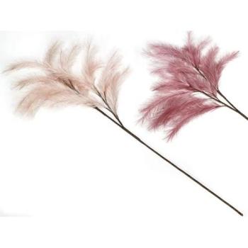 Piume Artificiose Rosso Natale 115 cm