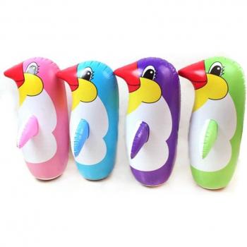 Lifelike Inflatable Penguin Tumbler for Children - Pool and Beach Toy (36cm/45cm/70cm)