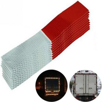 Universal Car Reflective Warning Strips - 10 Pieces