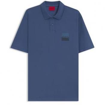 Polo HUGO homme Dusplity bleu M