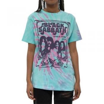 T-shirt Tie Dye Black Sabbath 1978 Tour Unisex