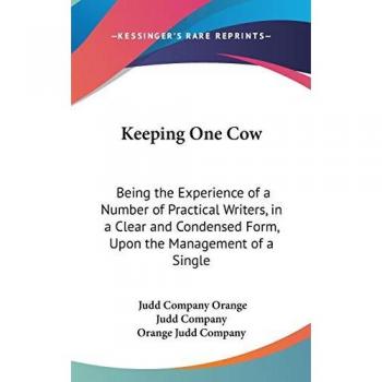 Keeping One Cow
