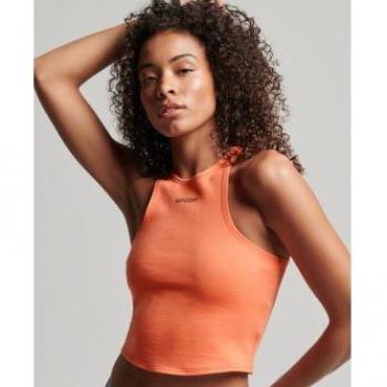 Camiseta técnica sin mangas para mujer Superdry Code Racer coral (S)