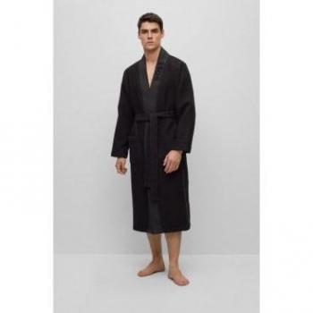 Boss Accappatoio Waffle 10189731 Nero XL