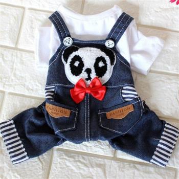 Bigeyedog Cute Panda Dog Overalls