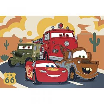 Clementoni - Supercolor Puzzle - Disney Pixar Cars on the Road - 30 Pezzi