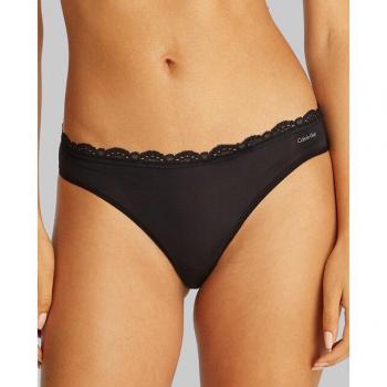 Tanga Negra Calvin Klein XL Pack 3