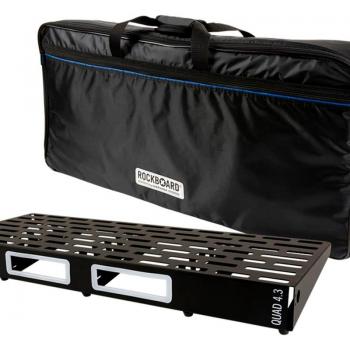 Rockboard QUAD 4.3 Pedalboard with Gig Bag Boa