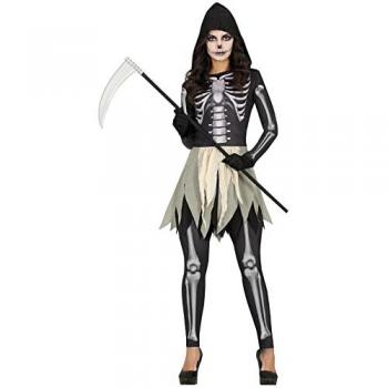 Costume da donna scheletro angosciato