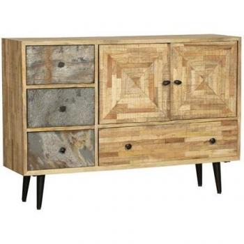 YAMUNA Anrichte aus recyceltem Holz