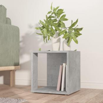 Side Table Concrete Grey 33x33x34.5 cm Engineered Wood Vidaxl