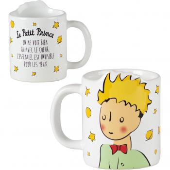 Multicolored White Ceramic Mug “The Little Prince” (R0007)