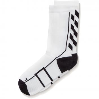Hummel Sport‑Socken Short – Antibakteriell, Mesh Belüftung, White/Black