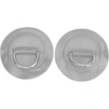 Marine D‑Ring Pad Replacement Set – 2 Pieces, Inflatable Boating & Kayaking, PVC & Stainless Steel