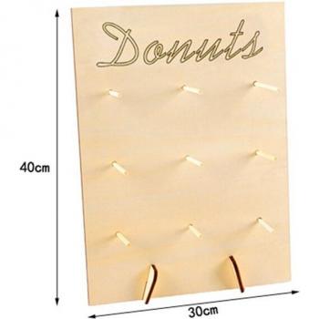 Décor mural en bois “Beignet”