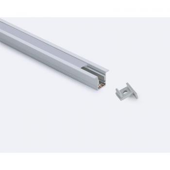 Calpestabile in alluminio 2 m, copertura LED fino a 6 mm
