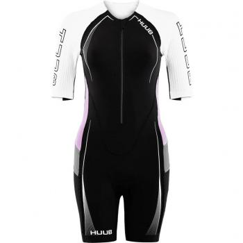 Huub Anemoi Aero Tuta Triathlon Femminile Bianco e Nero