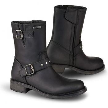 Falco Dany 2 Motorradstiefel für Damen - Schwarz - Größe 37