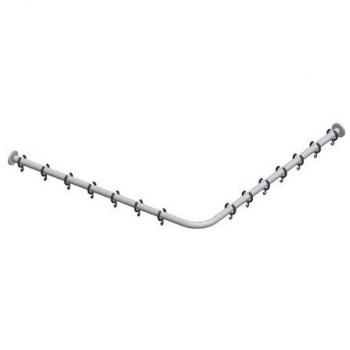 Set de tringle de rideau de douche Keuco Plan 120 cm