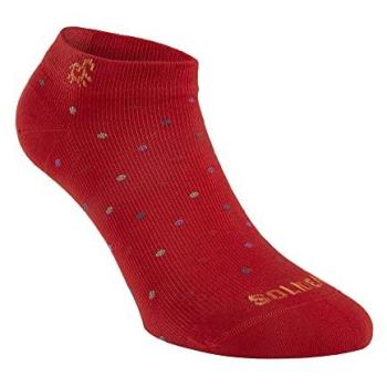 Calcetines Transpirables Solidea Bamboo Freedom Lunares Rojos 5XXL