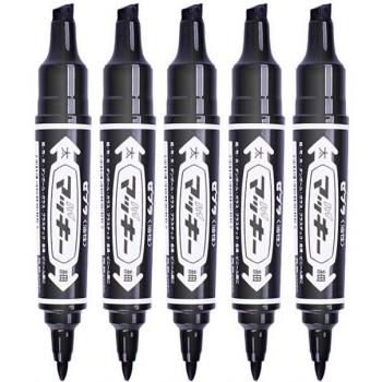5PCS Quick-Drying Double-Headed Thick Marker Set for Art Students