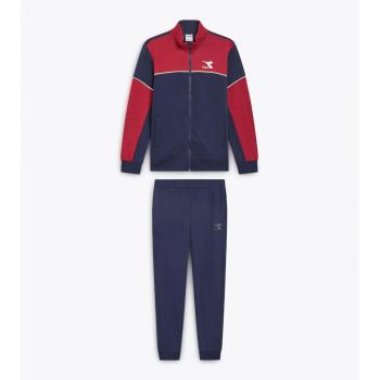Tuta UOMO Diadora FZ Core Basic Rosso Granata