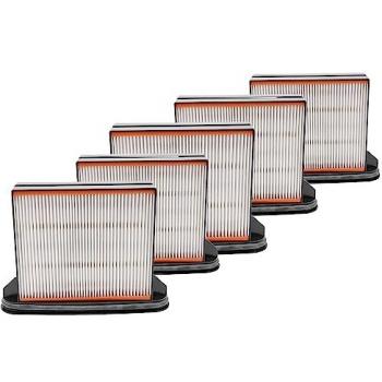 Lot de 5 filtres HEPA pour aspirateurs CS Unitec - Compatible avec modèles 1225, 1250, 25, 25 A, 35 M, 35 ip, 416069, 50, 50 A