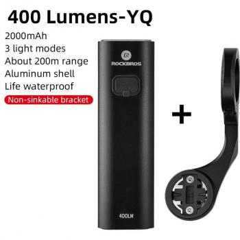 ROCKBROS Powerful USB Rechargeable Bicycle Front Lamp