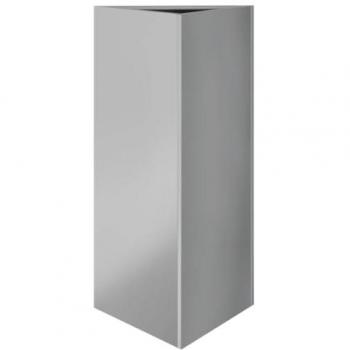 VidaXL Jardinera triangular acero galvanizado 40x34,5x70 cm