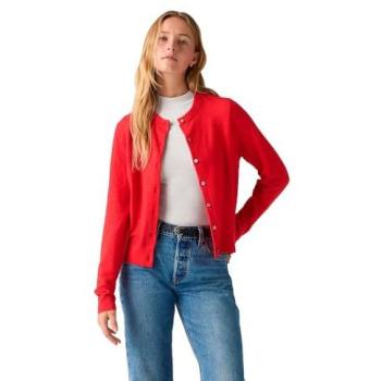 Levi's Strickjacke TARA Super Soft C – Rot, Größe L, Damen