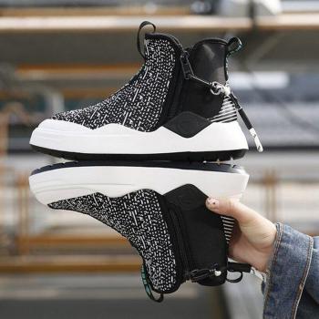 UPUPER Women's Platform High-Top Shoes