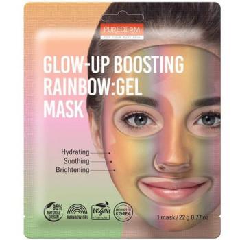 Purederm Glow-Up Boosting Rainbow wegańska hydrożelowa maska na twarz 22g (P1)