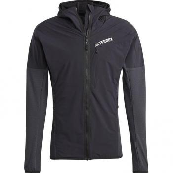 Adidas Terrex Techrock Wind Fleece Full Zip Jacket - Black - 2XL - Male